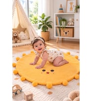 80 Cm Bebek Oyun Halısı (Sarı)