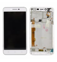 Lenovo K5 Lcd Dokunmatik Çıtalı %100 Servis Orijinali (Beyaz)
