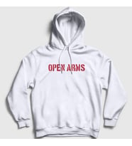 Presmono Unisex Gri Open Arms Soccer Futbol Josep Pep Guardiola Kapüşonlu Sweatshirt 337018tt (Beyaz)