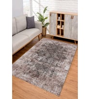 Dijital Kaymaz Taban Yıkanabilir Renkli Salon Halısı Mutfak Halısı Yolluk ND-SD-825 (Çok Renkli)