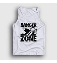 Presmono Unisex Sarı Danger Zone Sterling Archer Atlet 299437tt (Beyaz)