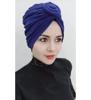 Kadın Düğüm Burgu Bone (Mavi)