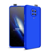 Xiaomi Redmi K30 Pro Kılıf 3 Parça Slim Sert Silikon Kapak AYS (Mavi)