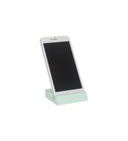 Kartvizitlik ve Telefon Tutucu Masaüstü Business Card and Phone Holder Rainbow Vegan 7,7x7,7 cm (Su Yeşili)