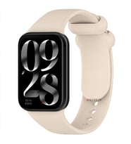 Xiaomi Mi Band 8 Pro Uyumlu Purelux Soft Yumuşak Silikon Kordon (Bej)