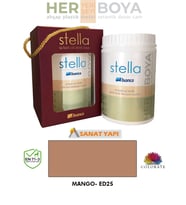 Bianca Stella Su Bazlı Saf Akrilik Boya 1lt (Mango10)