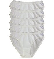 Kadın Penye Bikini Külot 5 Adet  (Ekru)