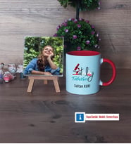 Patoloji Teknikeri Fotoğraflı Dekoratif Taş, Kupa Bardak Beyaz Hediye Tıp Bayramı Hediyesi (Model 2)