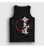 Presmono Unisex Beyaz Circle Aikido Ufc Mma Dövüş Sanatları Atlet 502479tt (Siyah)