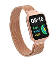 Xiaomi Redmi Watch 2 Lite Zore KRD-58 Metal Kordon (Rose)