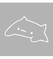 Sevimli Kedi Araba Sticker siyah 15x9 CM (Beyaz)