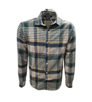 Ronex R00722 Erkek Oduncu Cepsiz Düğmeli Ekose Kareli Gömlek - R00722 - Yeşil - ST00722-Yeşil-XXL (Yeşil)