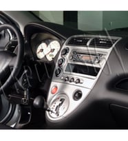 Meriç® Honda Civic Type R Ön Torpido Kaplama Maun 6 Parça 2001-2006 (Alüminyum)