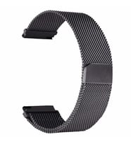 Galaxy Watch 42mm (20mm) KRD-12 Metal Kordon (Siyah)