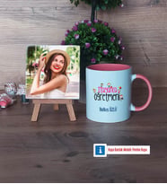 İtalyanca Öğretmeni Fotoğraflı Dekoratif Taş, Kupa Bardak Beyaz Hediye (Model 6)