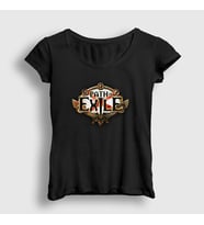 Presmono Kadın Beyaz Path Of Exile T-Shirt 421931tt (Siyah)