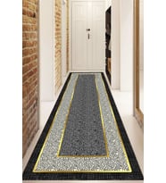 Dijital Baskılı Kaymaz Taban Yıkanabilir Modern Yolluk Ve Koridor Halısı NDU-SD-1071 (Çok Renkli)
