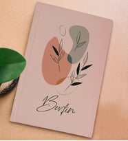 BK Gift Kişiye Özel İsimli Sert Kapaklı Pudra Pembesi Defter, Arkadaşa Hediye, Yeni İş Hediyesi, Anı Defteri, Doğum Günü Hediyesi-1 (Model 11)