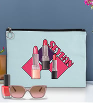 BK Gift Kişiye Özel İsimli-2 Astarlı Portföy Çanta 30x21cm(12 Renk Seçeneği), Baskılı El Çantası, Organizer Çanta (Açık Mavi)