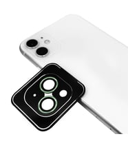 iPhone 15 CL-11 Safir Kamera Lens Koruyucu (Yeşil)