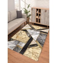 Dijital Kaymaz Taban Yıkanabilir Renkli Salon Halısı Mutfak Halısı Yolluk ND-SD-252 (Çok Renkli)