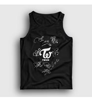 Presmono Unisex Sarı Signs K-Pop Twice Atlet 281598tt (Siyah)
