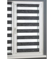 Hazır Briz Zebra Perde Balkon Kapısı Perdesi ve Pencere Cam Perdesi (Antrasit)