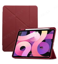 Apple iPad Pro 12.9 3. 4. 5. Nesil Kılıf Kalem Şarj Bölmeli Case 2018 - 2022 (Mürdüm)