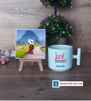 Tarih Öğretmeni Fotoğraflı Dekoratif Taş, Kupa Bardak Beyaz Hediye (Model 12)