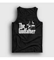 Presmono Unisex Sarı Logo Film Baba The Godfather Atlet 251733tt (Siyah)