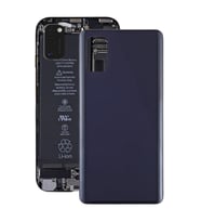 Samsung Galaxy A41 Uyumlu Arka Pil Batarya Kapağı SM-A415F (Siyah)