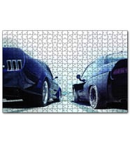 Cakapuzzle  Hızlı ve Öfkeli 8 Drag Araçları  Puzzle Yapboz MDF (Ahşap) (255 Parça)