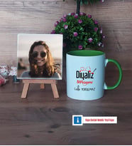 Diyaliz Teknisyeni Fotoğraflı Dekoratif Taş, Kupa Bardak Beyaz Hediye Diyaliz Teknisyenine Hediye (Model 14)