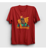 Presmono Unisex Beyaz King The Notorious BIG T-Shirt 40795tt (Kırmızı)