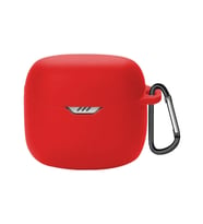 Microsonic JBL Tune Flex Mat Silikon Kılıf Siyah (Kırmızı)