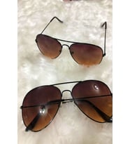 MOBGİFT Damla Model  Unisex Güneş Gözlüğü (Kahverengi)