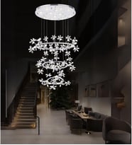 Mirante 3'lü Sarkıt Avize Otel Lobi Avize Salon Avize Villa Avize (Krom)