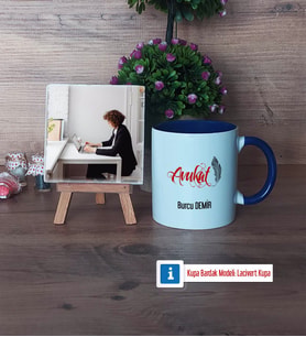 Avukat Fotoğraflı Dekoratif Taş, Kupa Bardak Beyaz Hediye (Model 3)