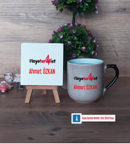 Fizyoterapist Dekoratif Taş, Kupa Bardak Kırmızı Hediye (Model 9)