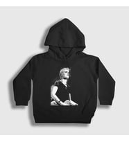 Presmono Unisex Çocuk Beyaz Dolores O'riordan The Cranberries Kapüşonlu Sweatshirt 173743tt (Siyah)