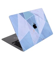 McStorey Macbook Air Kılıf A2179 ile Uyumlu Koruyucu Kaplama Laptop Sticker Marble14 (Gri)