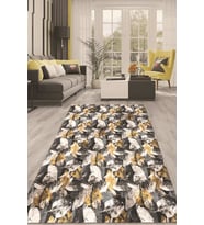 Dijital Kaymaz Taban Yıkanabilir Modern Renkli Salon Halısı Mutfak Halısı Yolluk ND-HT-473 (Çok Renkli)