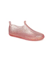 İmershoes Deniz Ayakkabı Kaymaz Taban Havuz Şeffaf Simli-Simsiz-Plaj 130 (Pembe-Sim)
