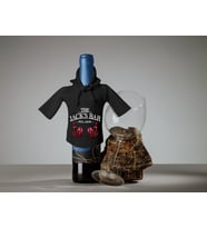 BK Gift Kişiye Özel Mini Siyah İçki Şişesi Tişörtü , Ev Bar Dekoru, Viski, Şarap, Votka, Rakı Şişesi Tişörtü, Ev Barı (Model 16)