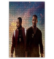 Cakapuzzle Bad Boys WillSmith ve Martin Lawrence Puzzle Yapboz MDF (Ahşap) (500 Parça)