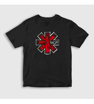 Presmono Unisex Çocuk Beyaz Rhcp Red Hot Chili Peppers T-Shirt 108311tt (Siyah)