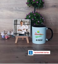Ziraat Mühendisi Fotoğraflı Dekoratif Taş, Kupa Bardak Beyaz Hediye (Model 11)