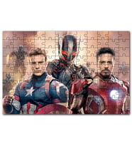 Cakapuzzle Yenilmez Ultron Çağı Iron Man Kaptan Amerika Puzzle Yapboz MDF(Ahşap) (1000 Parça)