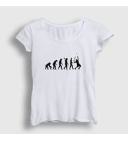 Presmono Kadın Sarı Evolution Evrim Spor Tennis Tenis T-Shirt 333440tt (Beyaz)