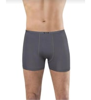 ANIT 1273 ERKEK BAMBU İNCE BELLİ LİKRALI BOXER 12 ADET (Füme)